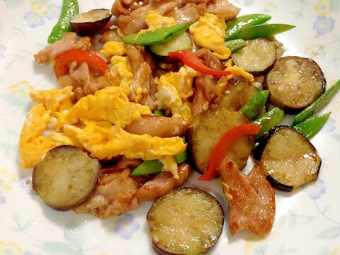 豚肉＆卵☆野菜炒め